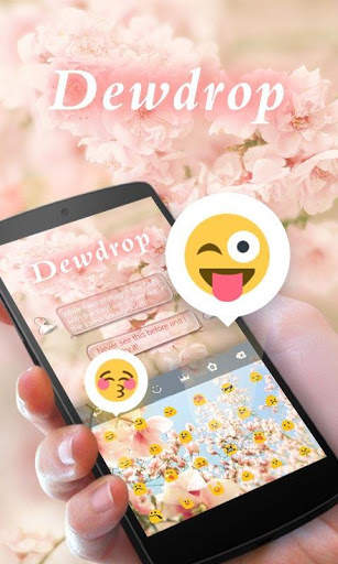 Dewdrop GO Keyboard Theme screenshot 2