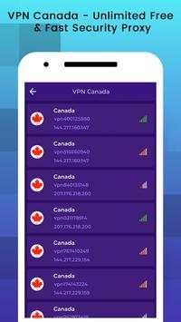 VPN Canada - Canada VPN Free screenshot 5