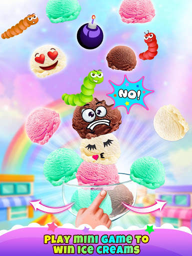Unicorn Ice Cream Cake - Frozen Summer Food Maker screenshot 7