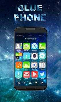 Blue Phone GO Launcher 3 تصوير الشاشة