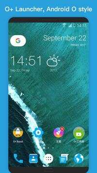 O Plus launcher - 2018 Oreo Launcher, Android™ O 8 screenshot 1