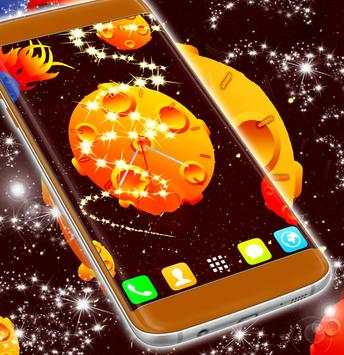 Space Clock Live Wallpaper Hd screenshot 5