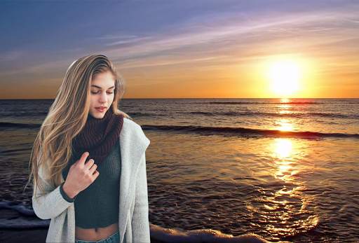 Sunset Photo Frames स्क्रीनशॉट 3