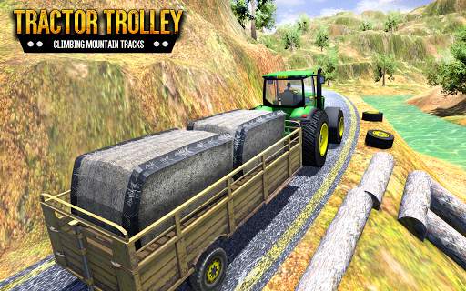 Tractor Trolley Driving Sim 3D screenshot 4