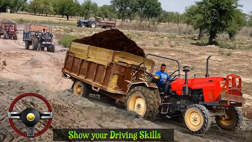 Tractor Trolley Animal Farming Simulator 3D screenshot 1
