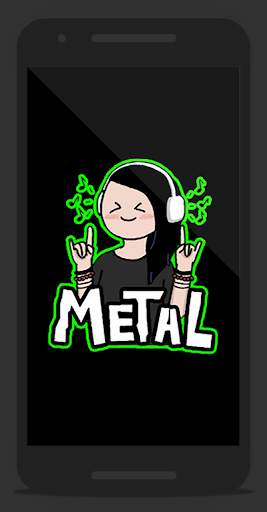 Metal Sticker - WAStickerApps screenshot 1