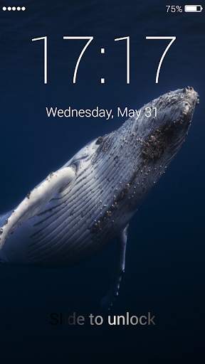 Blue Whale Lock Screen screenshot 4
