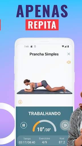 Treino prancha－Desafio 30 dias screenshot 3