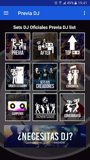 Previa Dj List screenshot 1