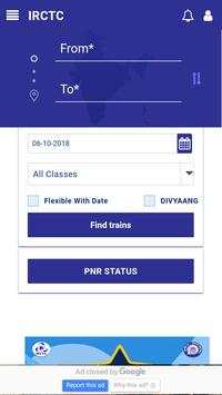 Train Live status seat and PNR Checking screenshot 1