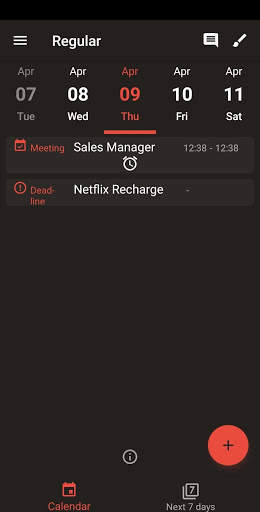 REGULAR Calendar, To Do Notes & Stress Management screenshot 2