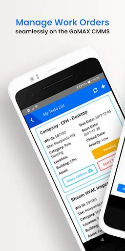 GoMAX Mobile CMMS EAM Software screenshot 1