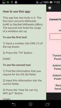 WiFi Calc for Android screenshot 2