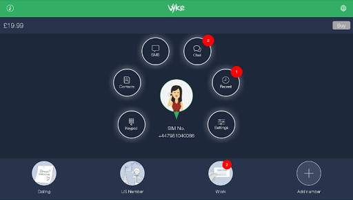 Vyke: Second Phone Number/2nd  screenshot 8