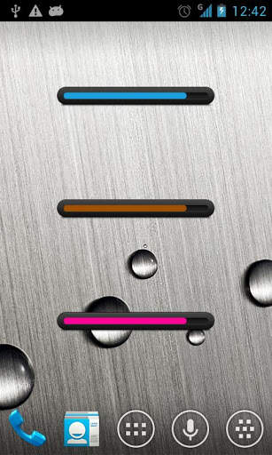 Battery bar uccw skin screenshot 2