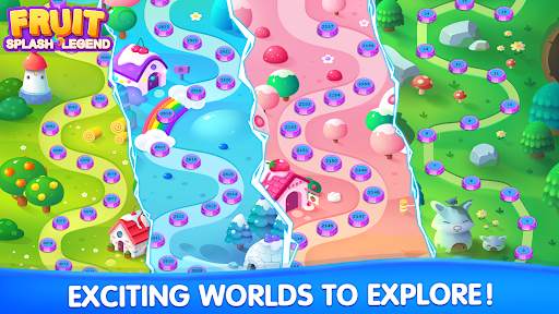 Fruit Splash Legend - Free Classic Match3 Game screenshot 1