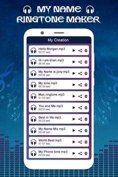 My Name Musical Ringtone Maker : Name Song Editor screenshot 5