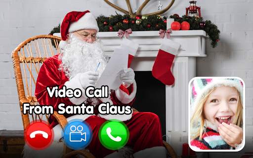 Video call from Santa Claus and Texting  Simulated screenshot 4