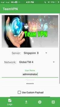 TeamVPN - Official App screenshot 1