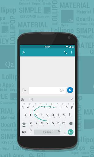 Material White for TouchPal screenshot 1