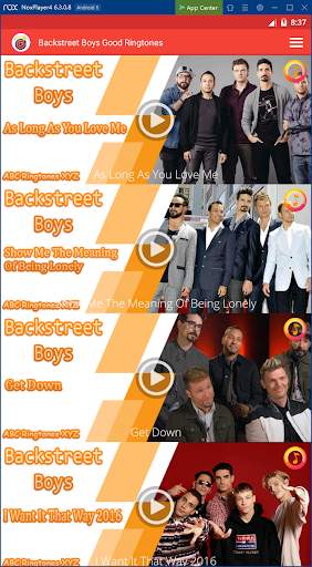 Backstreet Boys Good Ringtones screenshot 2