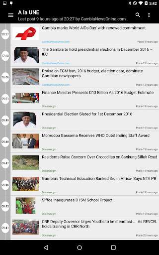 Gambia : Latest News screenshot 4