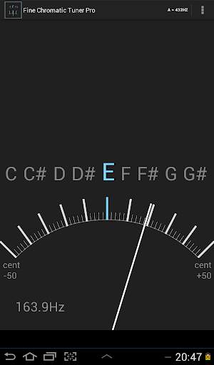 Fine Chromatic Tuner Pro screenshot 2