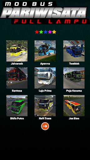 Mod Bus Pariwisata Full Lampu screenshot 2