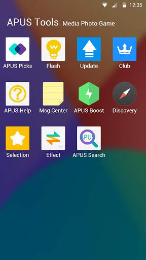 Purple & Red Colorblock - APUS Launcher theme screenshot 6