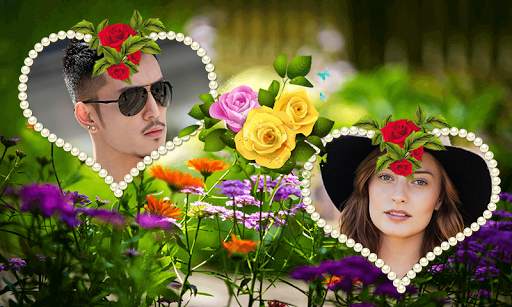 Love Heart Dual Photo Frame 2 تصوير الشاشة