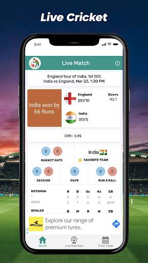 Cricket Exchange - Live Score screenshot 3