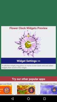 Flower Clock Live Wallpaper screenshot 4
