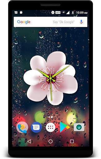 Sakura Clock Live Wallpaper screenshot 2