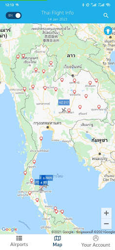 ThaiFlightInfo screenshot 3