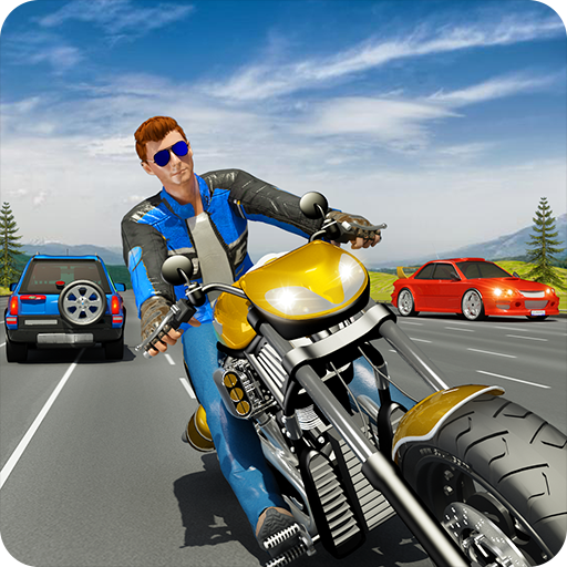 ikon Tricky Moto Racing Traffic Highway Driving