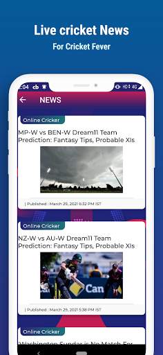 Live cricket Score - T20 Fixtures & Info screenshot 11