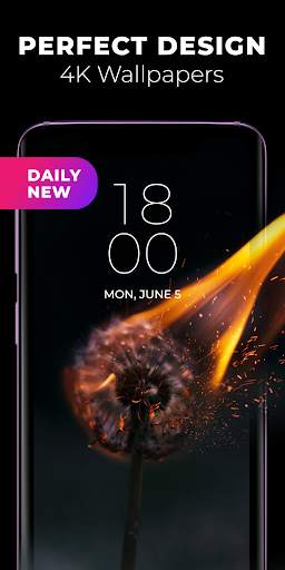 Wallpapers 4K & 3D Live Backgrounds screenshot 1
