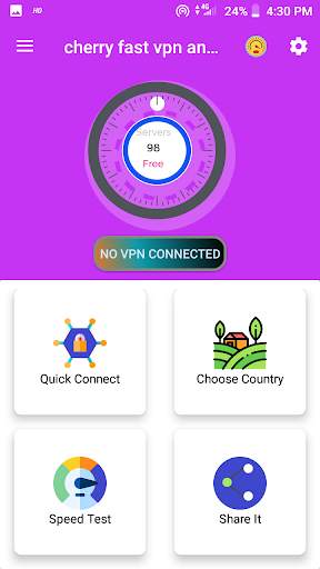 Cherry - Fast VPN Network screenshot 1