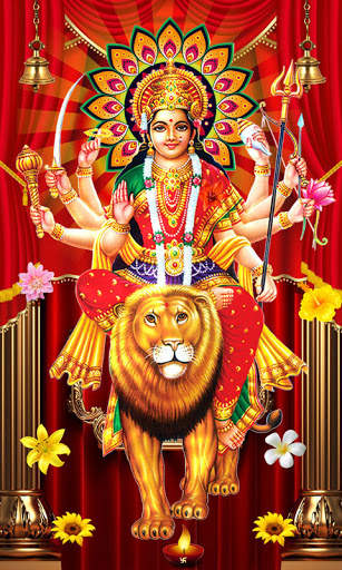 Durga Mata Blessings Live Wallpaper screenshot 21