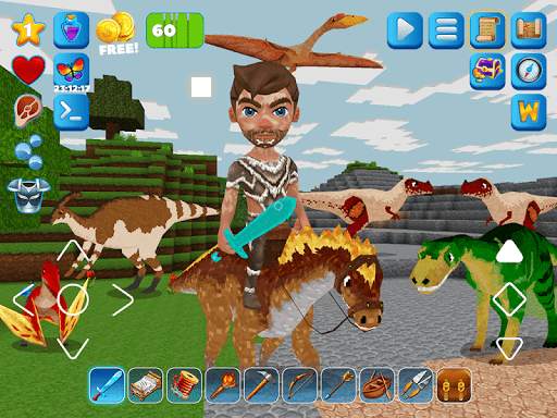RaptorCraft 3D: Survival Craft ► Dangerous Worlds screenshot 17