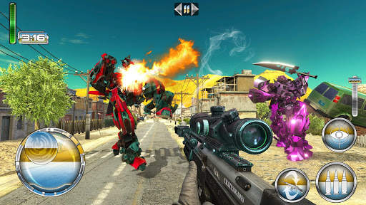 US Sniper Robot Counter Terroris Attack Mission 3D screenshot 3
