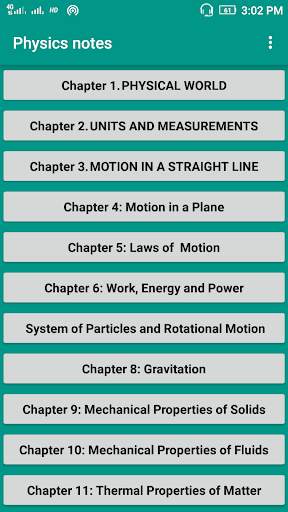 Class 11 Physics Notes screenshot 1