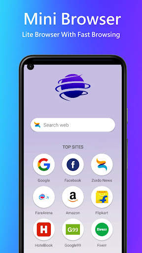 Mini Browser - Zordo Mini स्क्रीनशॉट 4