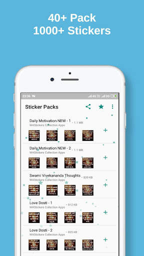 Gujarati-Hindi Stickers for Whatsapp WAStickerApps screenshot 2