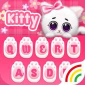 Keyboard Theme Pink Kitty Hello Girlish 1.0
