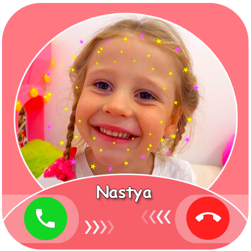 Like Nastya Fake call : chat &amp; live prank icon