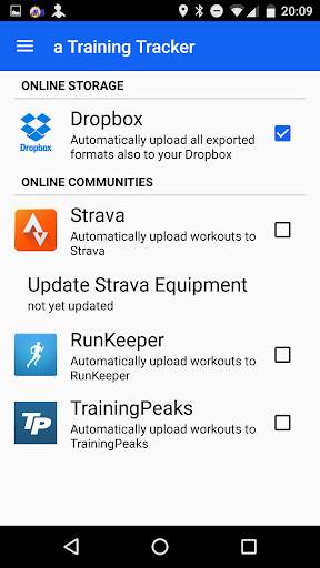 a Training Tracker (ANT  BTLE) screenshot 5