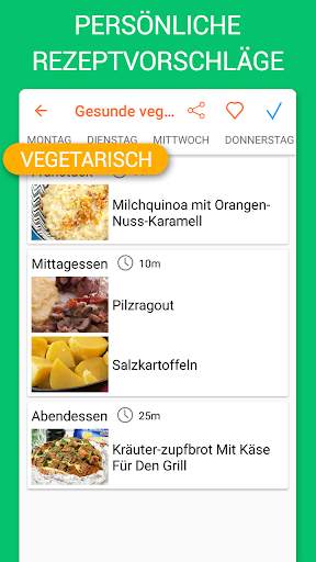 Rezeptkalender screenshot 2