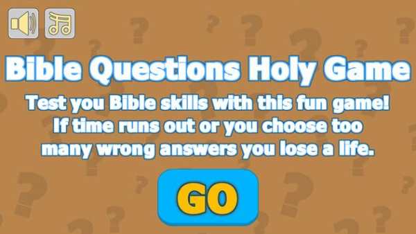 Bible Questions Holy Game screenshot 1