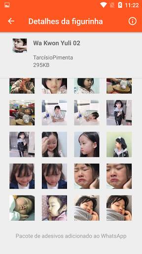 Stickers for whatsapp Wa Kwon Yuli screenshot 2